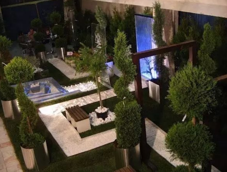 庭院空間小，也能設(shè)計漂亮小花園！